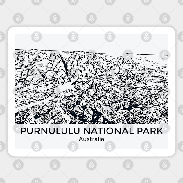Purnululu National Park - Australia Magnet by Lakeric